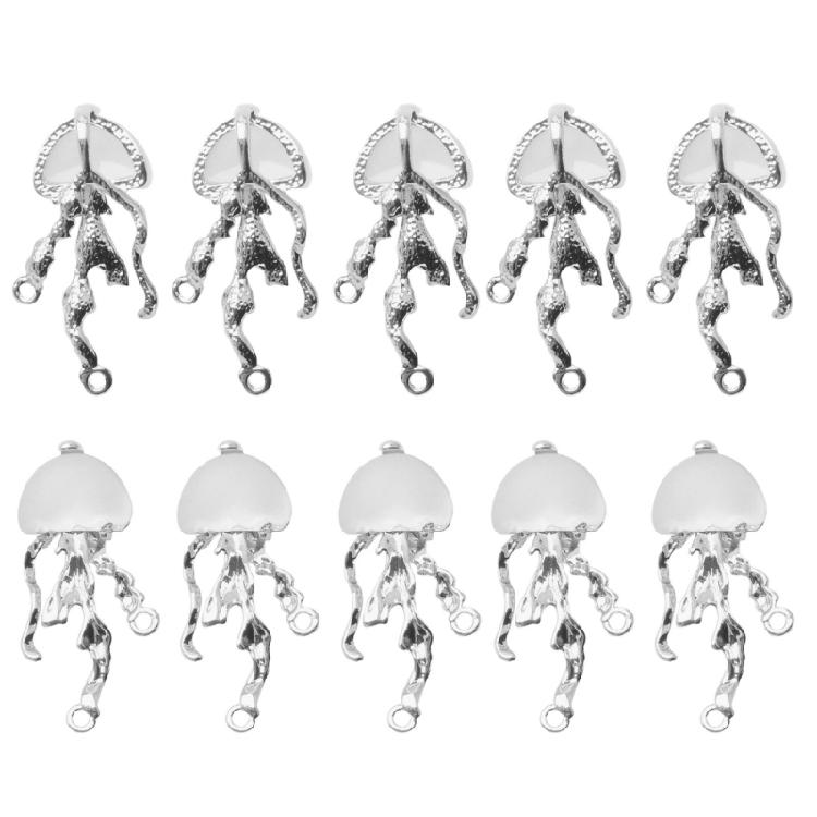 

10 Pieces DIY Projects Jellyfish Charm DIY Jewelry Findings Jewelry Accessories