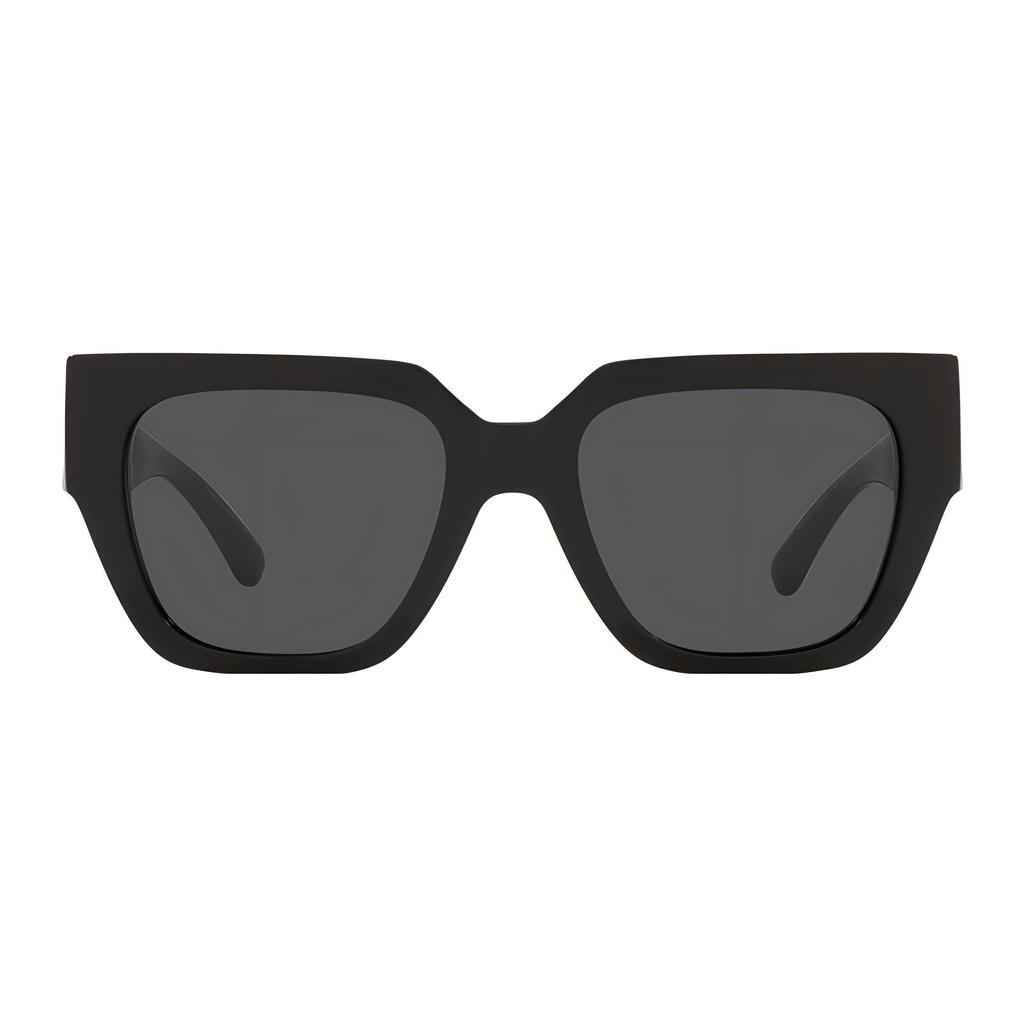 Versace Medusa Logo Square Sunglasses Unisex Sunglasses Black VE4409GB187