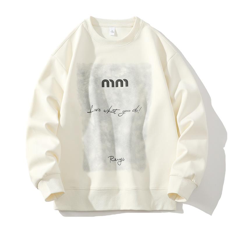 Teenager Langarm T-Shirt Junge Rundhals Herbst Oberteil Herbstkleidung Frühling und Herbst Lässiges Sweatshirt Herren