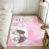 Cartoon Art Pink Anime Girl Kitten Home Bedside Rug Kitchen Bath Floor Mat Hallway Balcony Carpet Entrance Doormat Hogar Decor