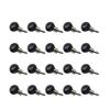 10/20/30/40Pcs Fishing Tackle Zip Slider Beads Swivels Pulley Clip Line Rigs