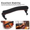 Violin Shoulder Rest Plastic Padded Solid Wood Coffee Single Board Adjustable 3/4 4/4 Fiddle Parts Accessory Violin Shoulder Pad