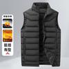 Autumn and Winter Warm Fashion Vest Casual Sleeveless Jacket Men's Turtleneck Cardigan Fashion Top