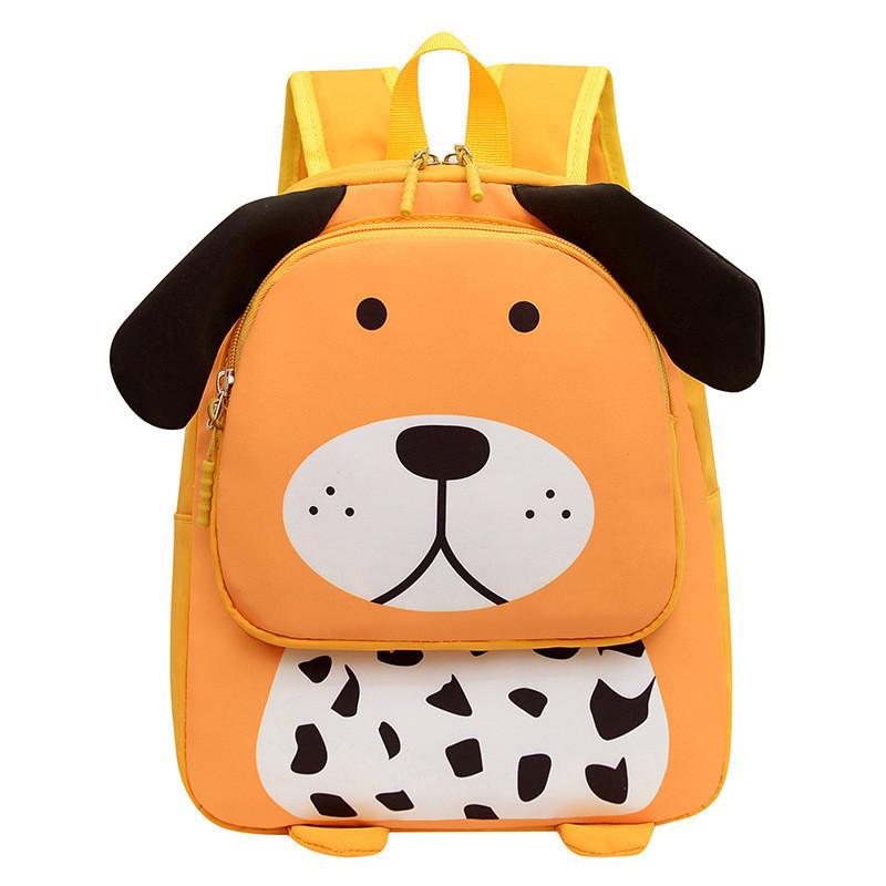 Charming Kids School Backpack Breathable Nylon Material With Fun Animal Designs And Large Capacity