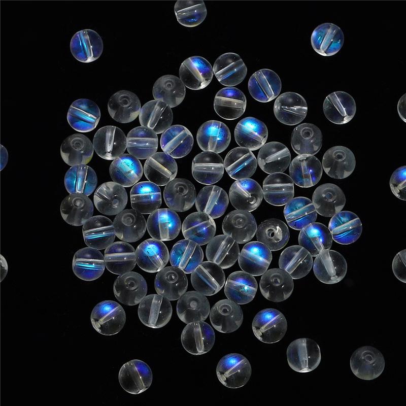 Mattierte Perforierte Glasperlen für DIY Antike Stil Haarnadel-Accessoires