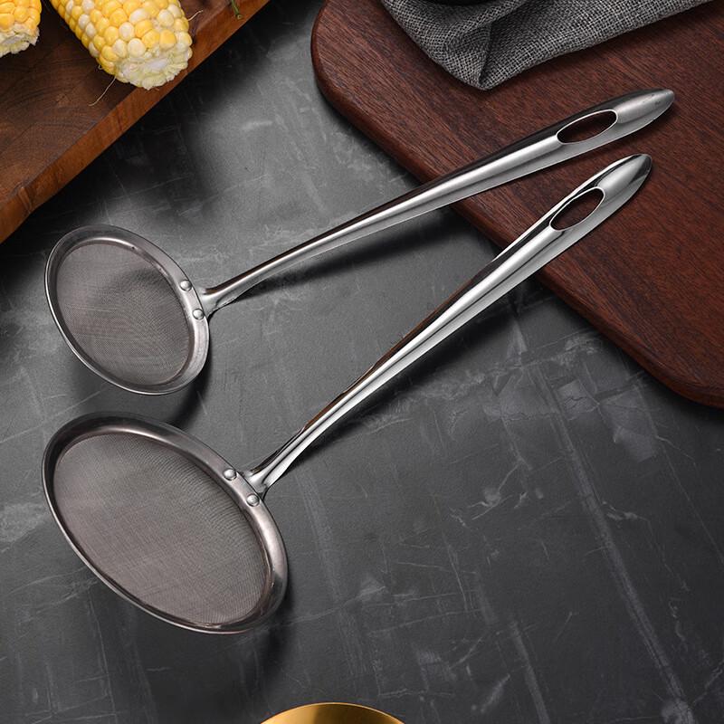 Stainless Steel Fine Mesh Skimmer Spoon