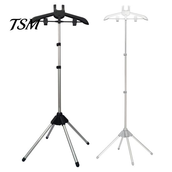 Ironing Steamer Support Frame Steaming Clothes Hanger Height Adjustable Foldable Standing Handheld Garment Pants Rack Clothing Steam Holder Stand
