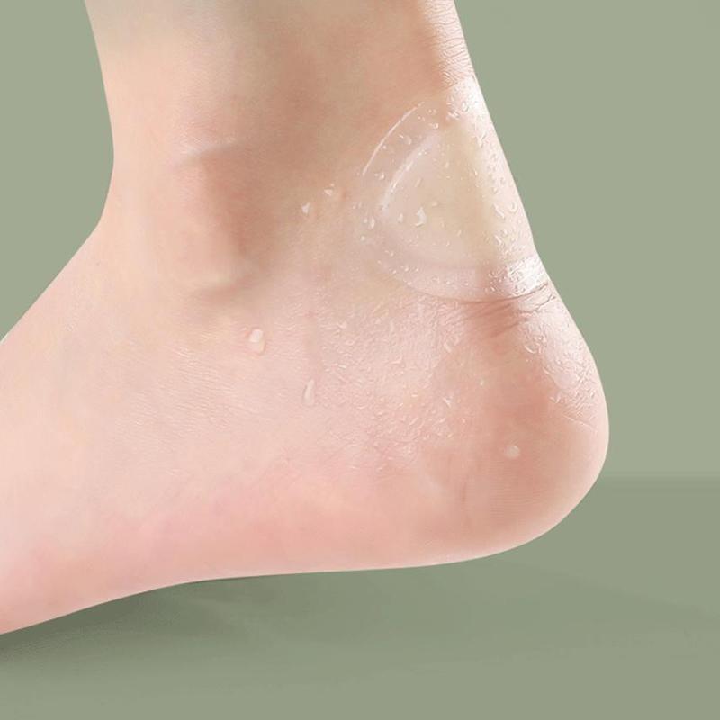 5 Pcs Gel Heel Protector Foot Patches Adhesive Blister Pads Hydrocolloid Heel Liner Shoes Stickers Pain Relief Plaster Foot Care