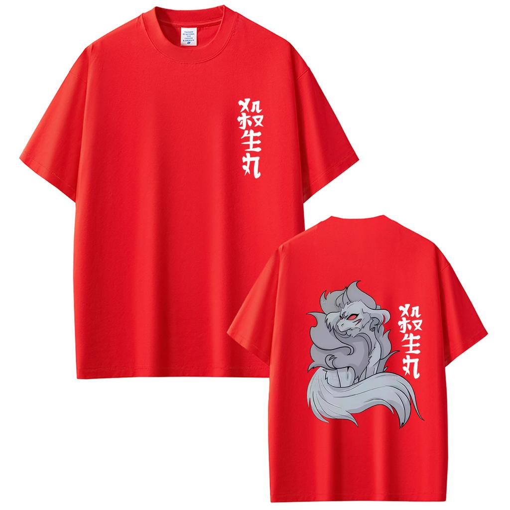 Anime Inuyasha Sesshomaru Merch T-shirt Unisex Women Fashion Casual Oversized Streetwear Unisex's Funny Cartoon Harajuku T Shirts Tops