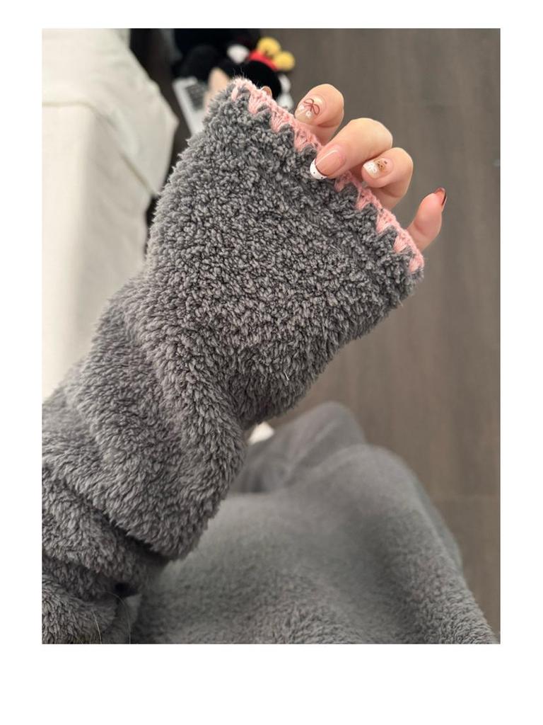 Women's Plush Fleece Pullover Pajama Set - Warm, Thick, Plus Size Winter Loungewear