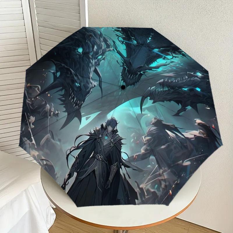 

1pc Dragon Battle Mythical Creatures Umbrella with Plastic Handle,Suitable for All Seasons Home Travel Outdoor UmbrellaDD122