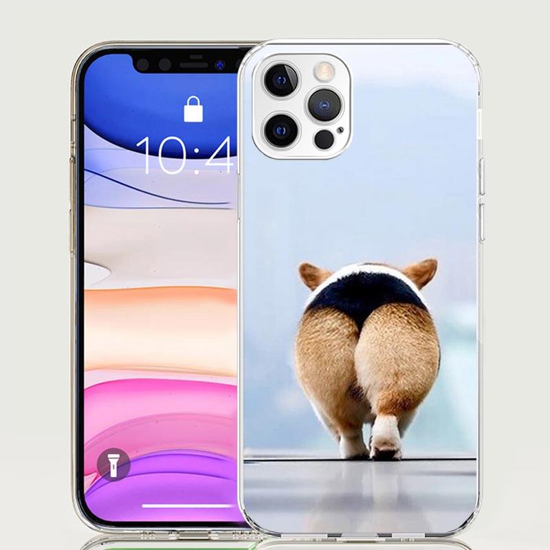 Cute Lovely Corgi Dogs Phone Case For iPhone 17 Air 16 15 Plus 11 14 Pro Max 13 Mini 12 7 8 + SE Pattern Art Customized Cover 17