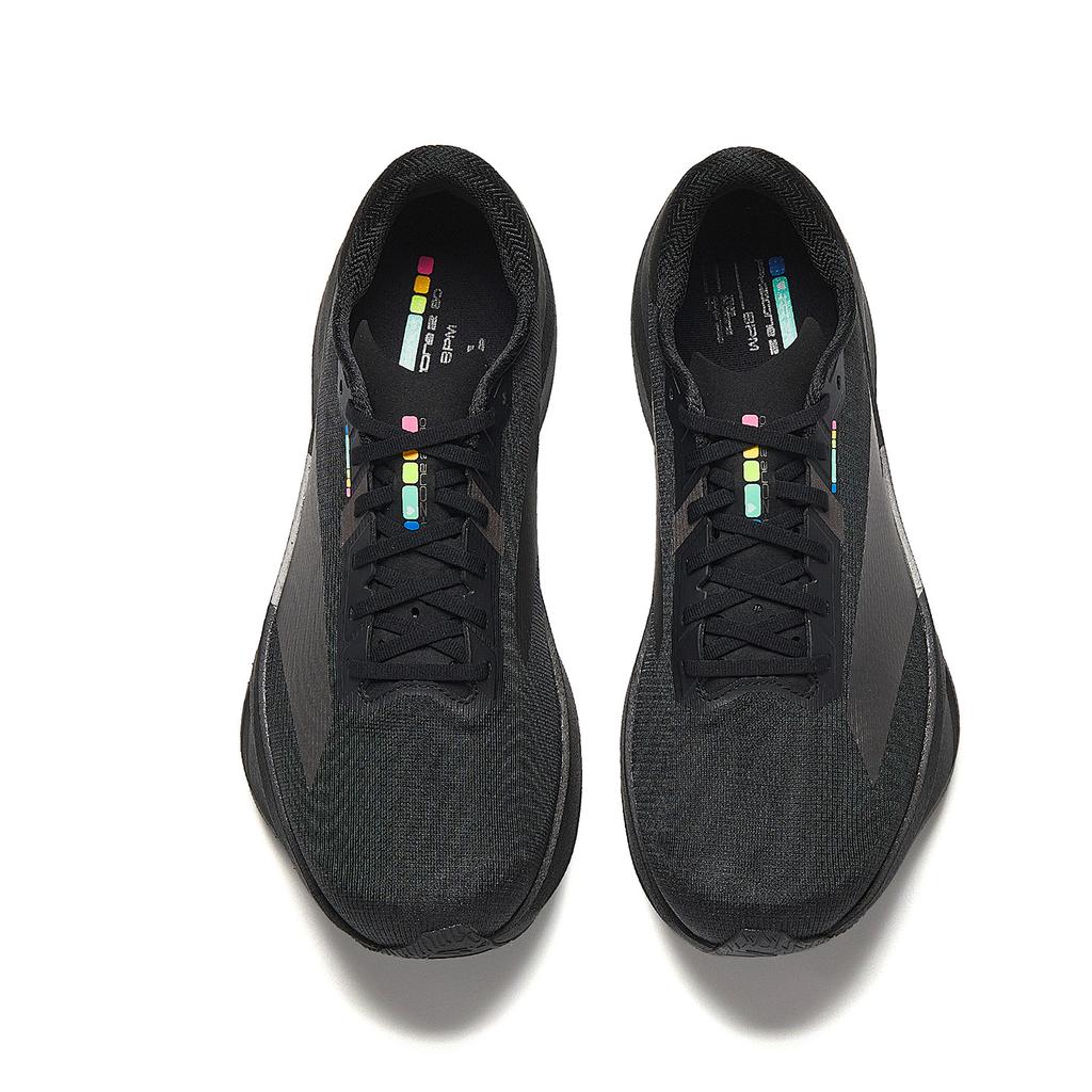 Anta Zone 2 Heart Rate 90 Low Top Racing Running Shoes Men's Basic Black 112625579-6