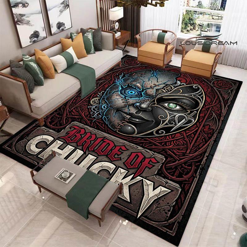 3D Cult of Chucky Printed Carpet Non-slip Carpet Outdoor Carpets Area Rug Home Decor Yoga Mat Rug for Bedroom Birthday Gift
