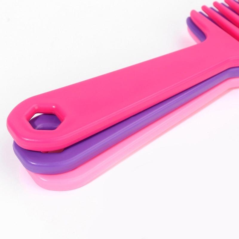 Practical Wide Toothed Comb with Long Handle for Smooth Hair Care Hairdressing Comb Hair Styling Tools