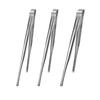 Stainless Steel Grill Tongs Cooking Utensils For Kitchen BBQ Baking Silver Grill Tongs Tweezers Camping Supplies Cooking Clamp