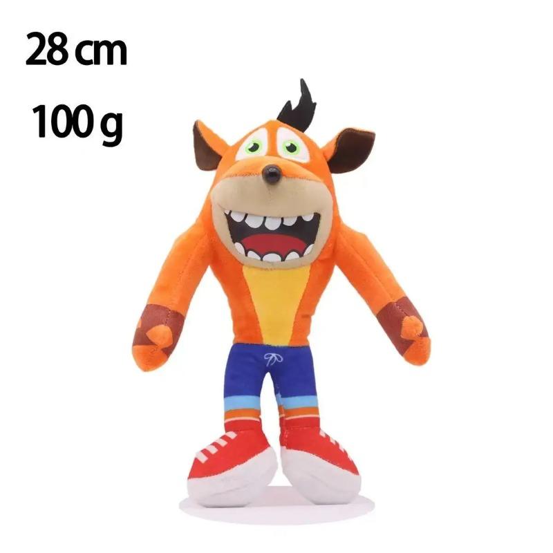 New Arrival Anime Crash Bandicoot Plush Toys Cartoon Animal Aku Aku Crash Soft Stuffed Plush Dolls for Kids Christmas Gifts