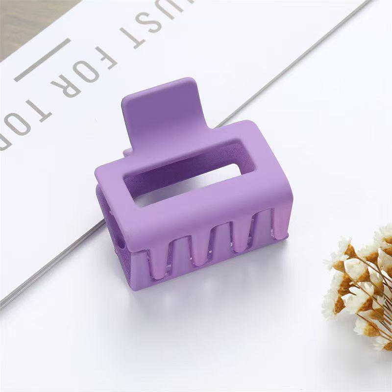 5.5cm Matte Back-of-Head Small Square High Ponytail Shark Clip Hair Accessory