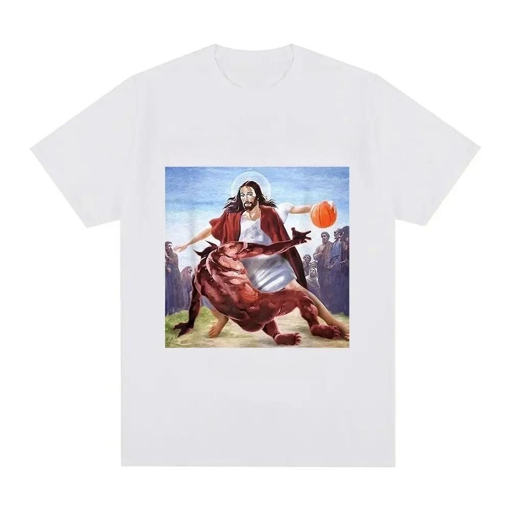 2025 Nové Letní Ležérní Tričko s Krátkým Rukávem Potisk Bavlna Běžný Střih Kulatý Výstřih Prodyšné Volné Unisex Tričko Pánské Dámské Oblečení