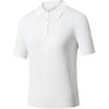 Champion All-Weather Series Comfortable Simple Solid Color Slim Fit Versatile Short Sleeve Polo Shirt Women Tops Paper-White 162520104-1