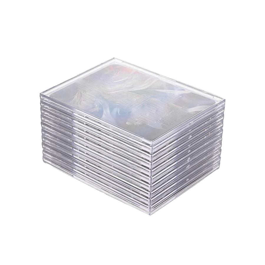 6/12pcs High-transparency Shell Card Case Acrylic Card Cover Idol Photo & Game Card Polaroid Photo Laminated Decoration XJM