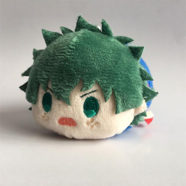 Pliušinė 8,5 cm lėlė My Hero Academia Deku Midoriya Izuku Švelnus Mochi talismanas Žaislai, skirti vaikams Maišelis Pliušiniai pakabukai Bakugou Katsuki