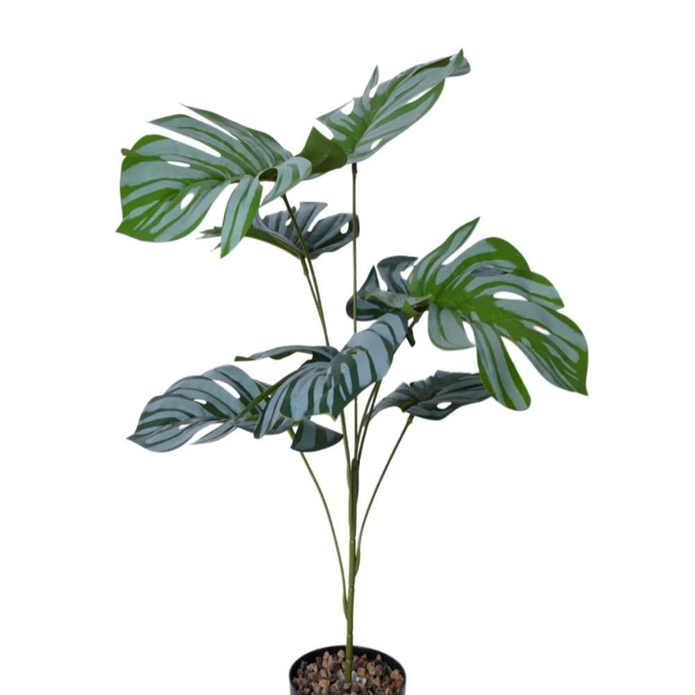 55cm Artificial Plant 12/18 Leaves Fern Plant Bundle Large Size Fake Palm Plant  Wall Decoration