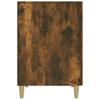 Vidaxl Desk, Smoked Oak, 140X50X75 Cm, Wood-Based Material