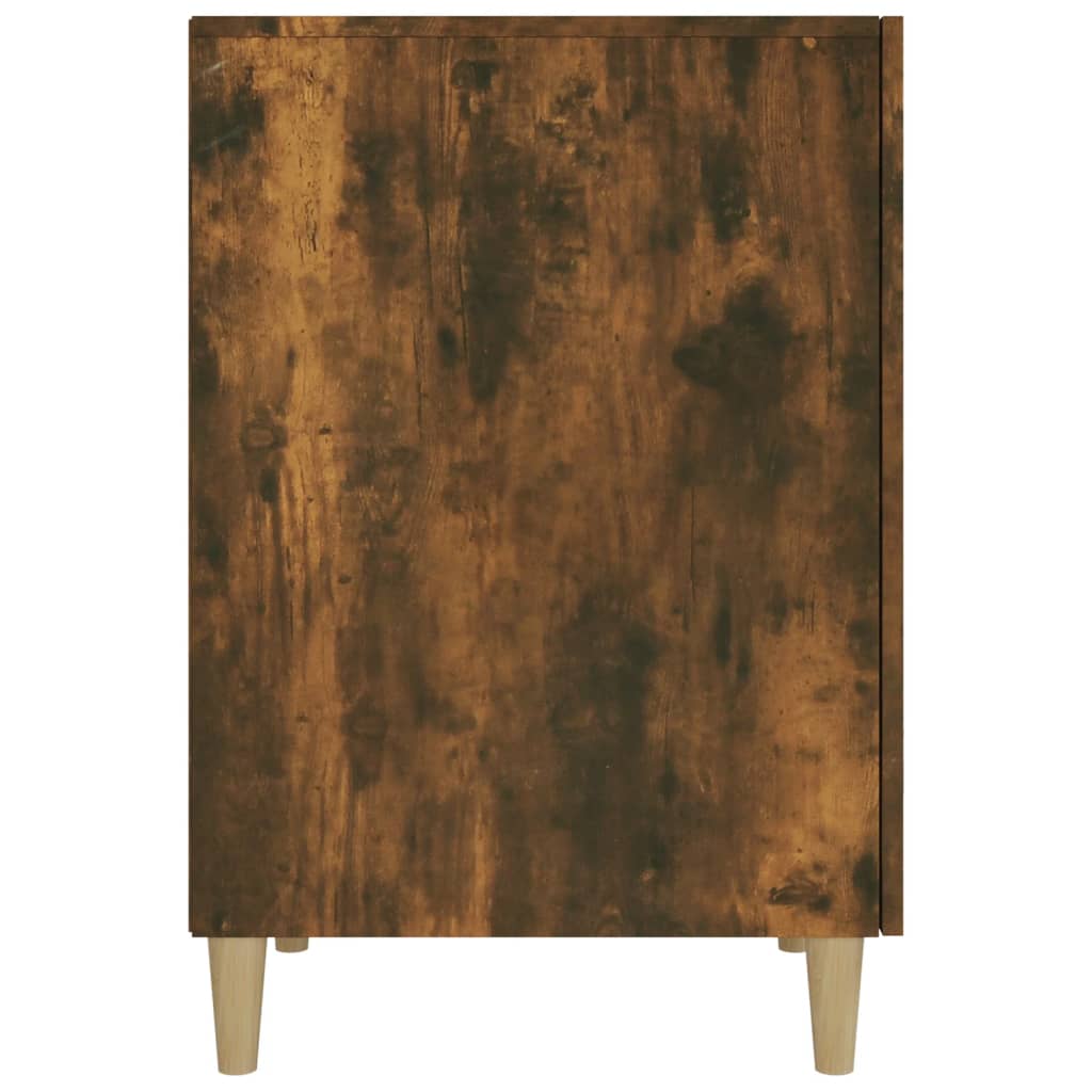 Vidaxl Desk, Smoked Oak, 140X50X75 Cm, Wood-Based Material
