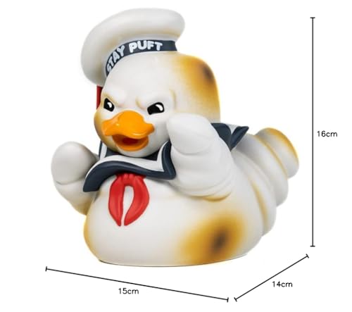 TUBBZ First Edition: Ghostbusters - Stay Puft Burnt Rubber Duck Vinyl Figure for Cosplay