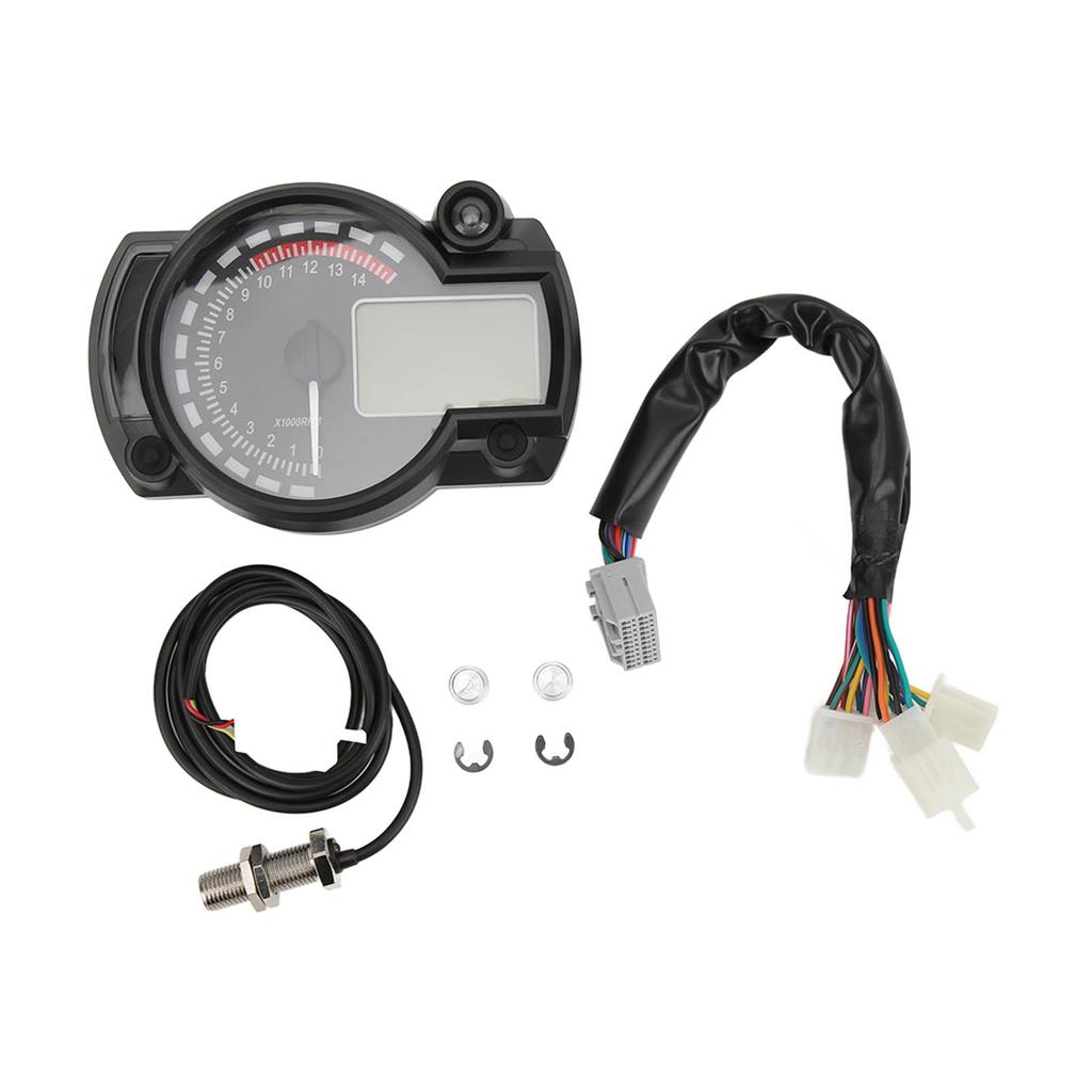 Vitezometru Motocicletă Odograf 15000 Rmin Afișaj LCD Reglabil Universal pentru Mașini RV 12V