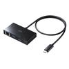 SANWA SUPPLY Адаптер многофункциональный USB Type-C 4-в-1 AD-ALCMHL1BK