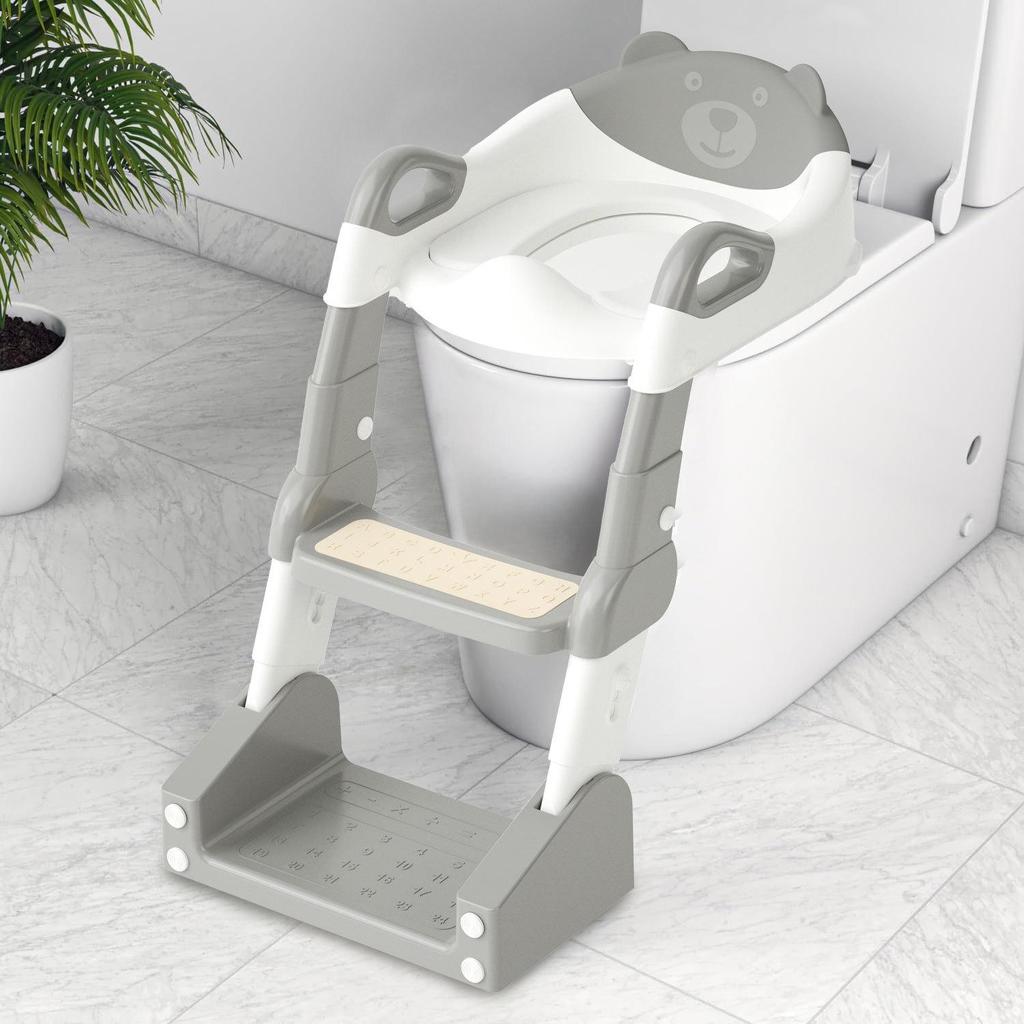 Children's Three-in-One Multifunctional Potty with Step for Boys and Girls