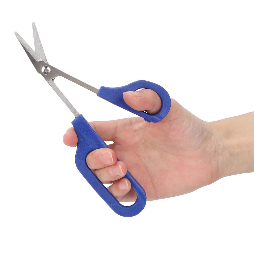 Ergonomische Zehennagelschere mit Griff, Zehennagelknipser, Feile für eingewachsene Zehennägel für ältere Schwangere