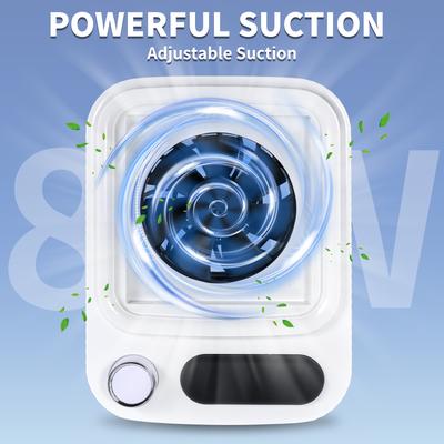 Professional Nail Vacuum Cleaner Low Noise Nail Gel Art Collector, Reusable Filtered Nail Polish Collector Salon Equipment