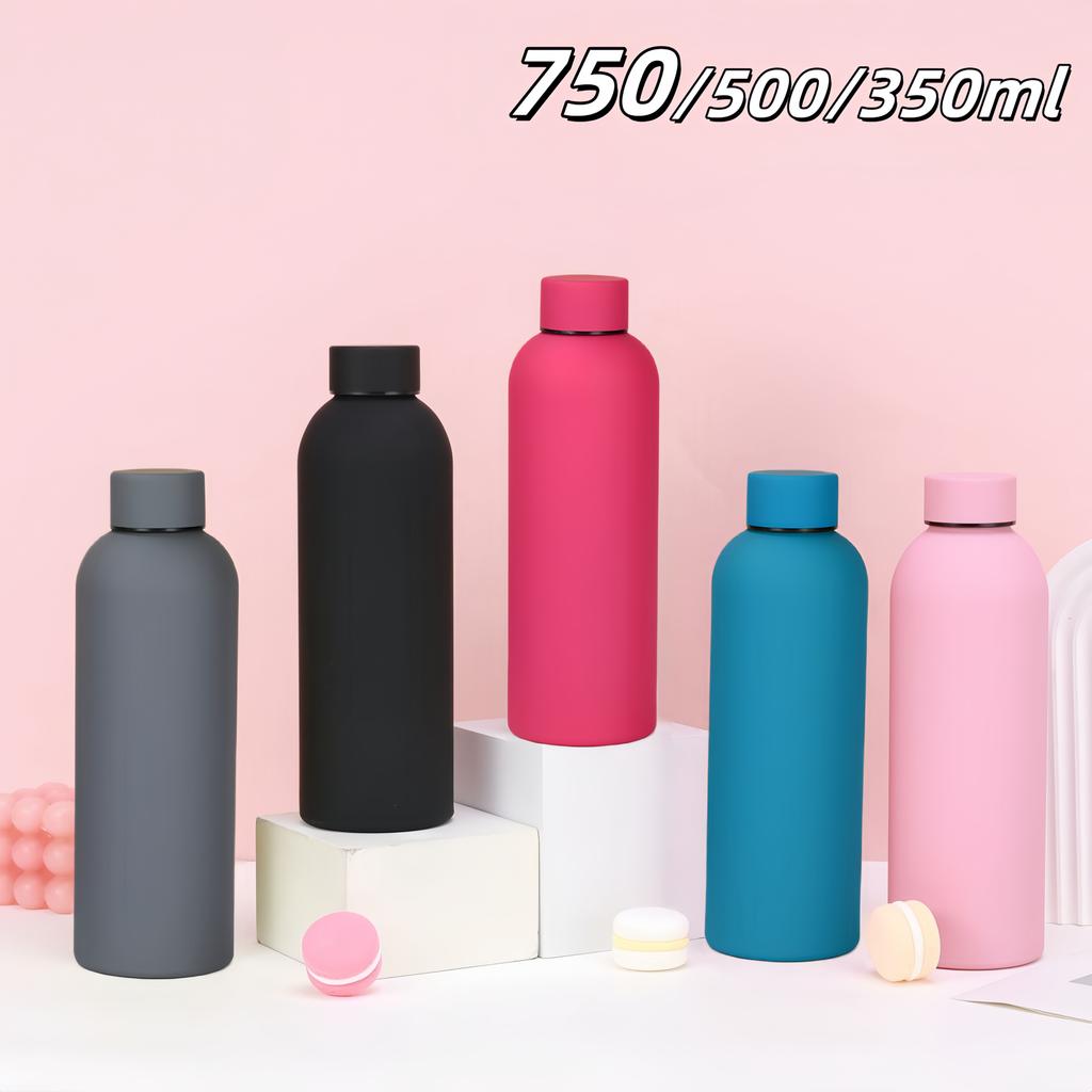 350-750ML Stainless Steel Thermos Cup Portable Small Mouth Water Cup Travel Outdoor Sports Water Bottle Vacuum Flask Gym Kettle