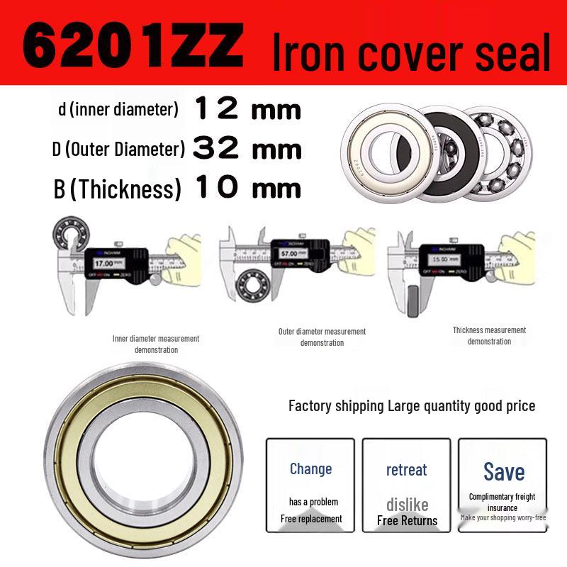 6200-6206 Series Deep Groove Ball Bearings