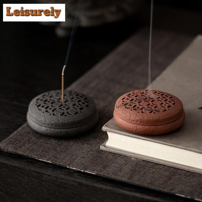 Vintage Wealth-attracting Incense Holder Mist Smoking Steamers Incense Burners Stand for Incense Meditation Censer Bedroom Craft