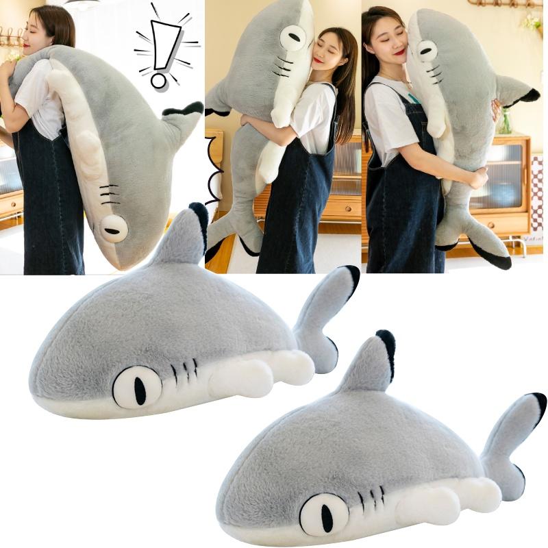 Cute Shark Cat Plush Toy Pillow For Kids Soft And Cuddly, Perfect For Bedtime Snuggles! 70cm-150cm Sizes Available