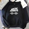 Sudadera con capucha Arctic Monkeys Unisex Sudaderas con capucha de moda para niños Sudaderas con capucha de Hip Hop Sudaderas para mujeres Abrigos unisex Sudaderas de rapero Ropa unisex Rock