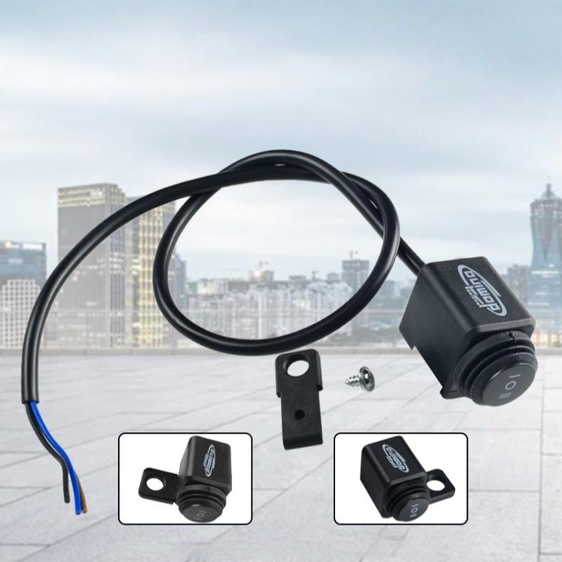 1 Set Motorrad Lenker Spiegel 3-Wege-Schalter Kunststoff Universal Moto Lichtregler Nebelsignale Scheinwerfer-Steuertaste