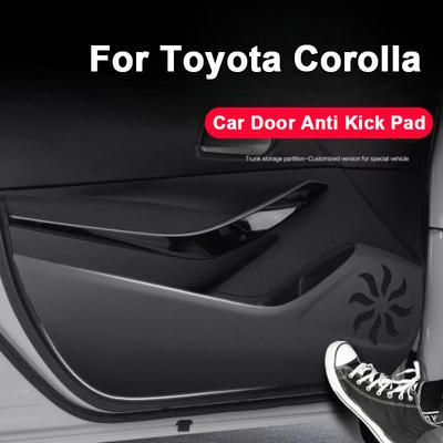 Für Toyota Corolla 2014-2025 Auto Tür Anti-Tritt-Schutz Aufkleber PU-Leder Innenseite Kantenfolie Auto Dekor Zubehör