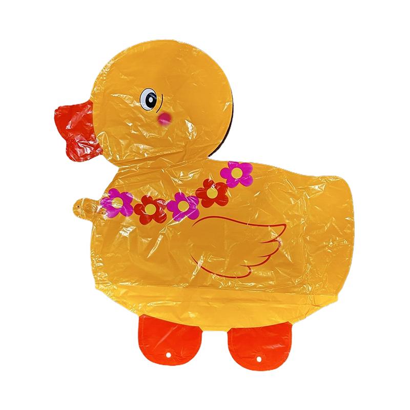 4D Cartoon Foil Balloons Elephant Stand Walking Balloon With Wheel For Kids Birthday Party Decoration Baby Shower