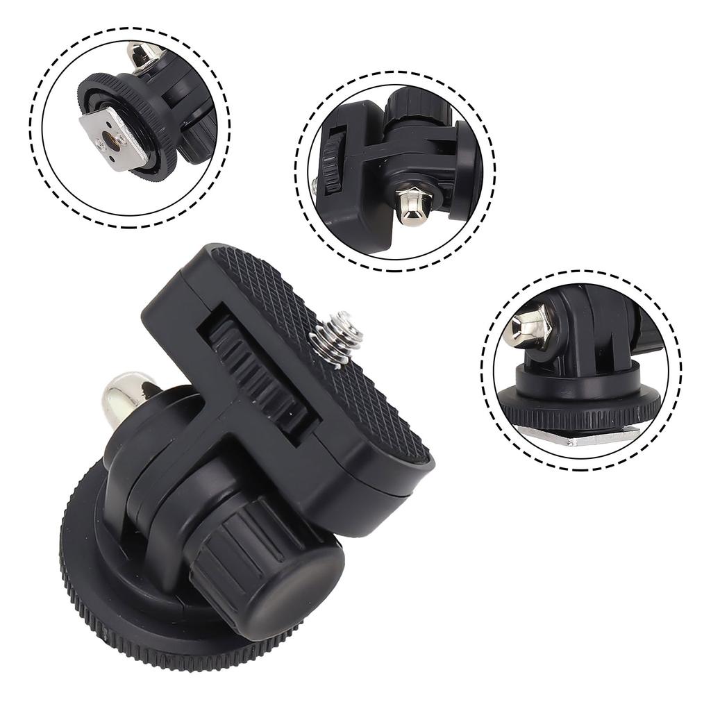 Plastic Hot Cold Shoe Base Mount 1/4 Screw Cold Shoe Mount Adapter For DSL RMirrorless Cameras Flash LED Light Monitor