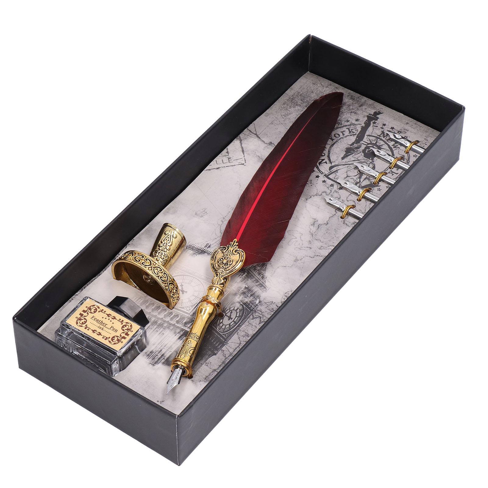 Перьевая ручка Плавное Удобное Письмо Винтажная Элегантность Изысканное Исполнение Перьевая Ручка с Пером для Подарков