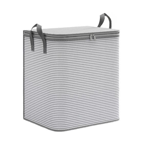 100/150/180/210ML Extra Large Clothes Storage Bag with Handle Heavy Duty Foldable Clothing Storage Bin with Lid Quilt Blanket Bedding Organizer Box