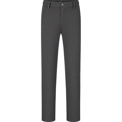 Men's Wool Blend Jacquard Straight-Fit Business Casual Pants