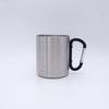 Stainless Steel Mountaineering Buckle Cup Outdoor Portable Camping Water Cup Camp Mountaineering Buckle Handle Gift Coffee