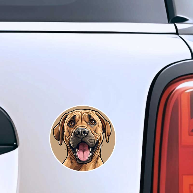 "Boxer Dog"Car Sticker Vinyl Decal Waterproof Rear Window Motorcycle Camper Bumper Truck Laptop Decoration TM420