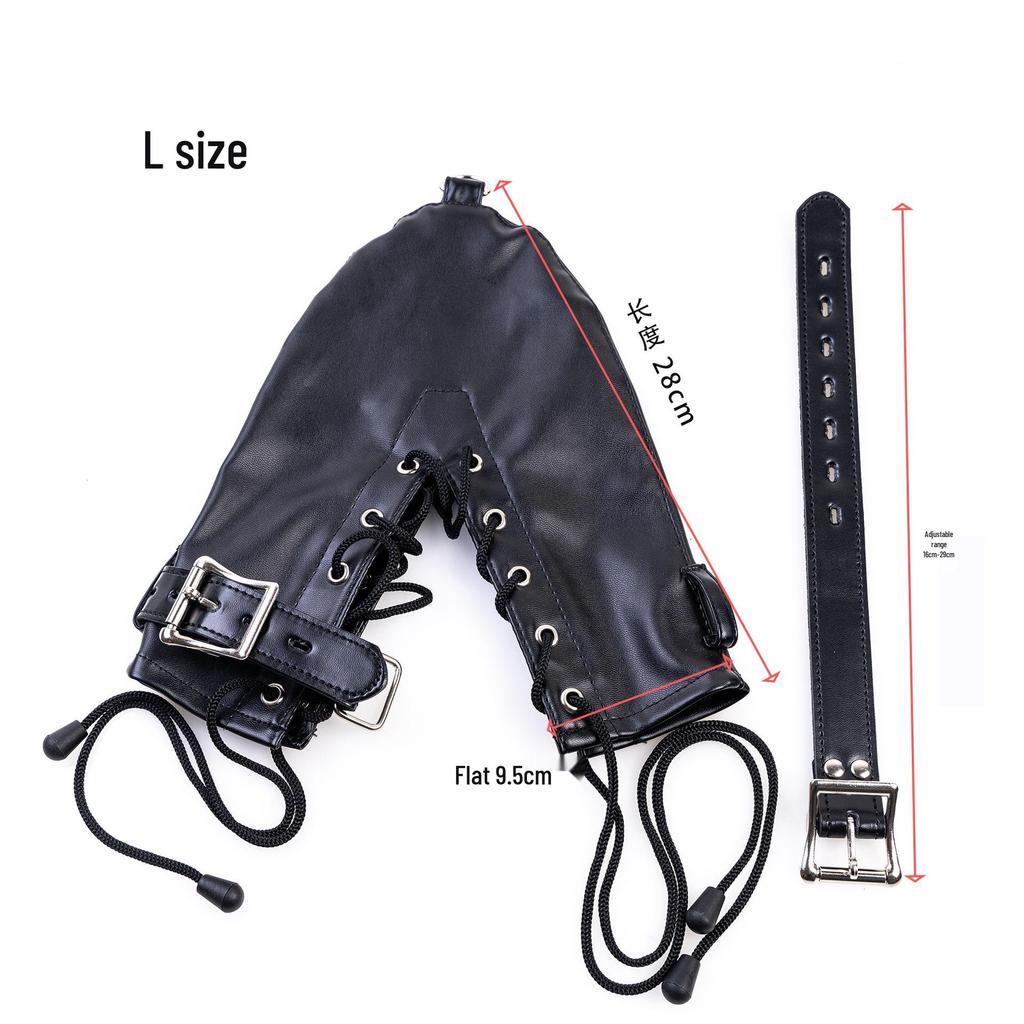 Bestselling Erotic Leather Bondage Restraint for Couples - K9 Handcuffs and Training Prop